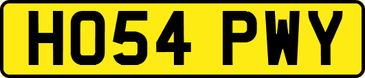 HO54PWY