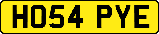 HO54PYE