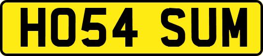 HO54SUM