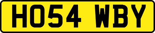 HO54WBY