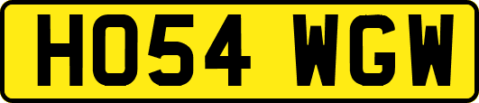 HO54WGW