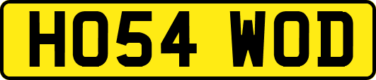 HO54WOD