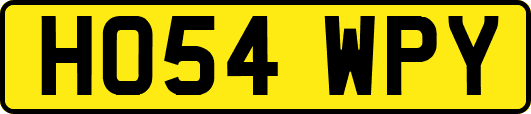 HO54WPY