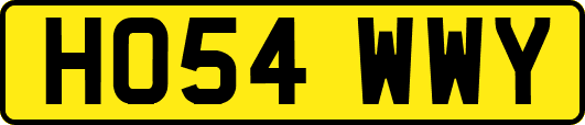 HO54WWY