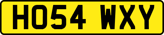 HO54WXY