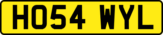HO54WYL
