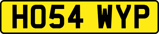HO54WYP