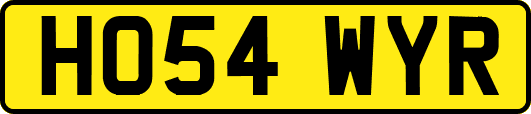 HO54WYR