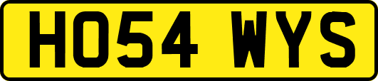 HO54WYS