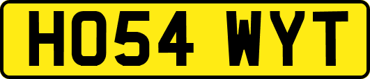 HO54WYT