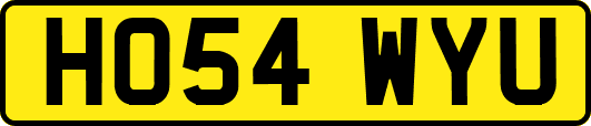 HO54WYU
