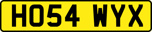 HO54WYX