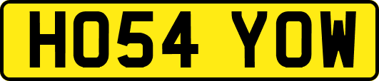 HO54YOW