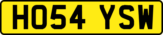 HO54YSW
