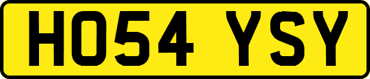 HO54YSY