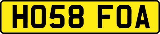 HO58FOA