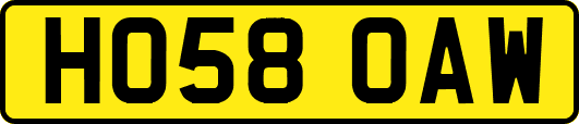 HO58OAW