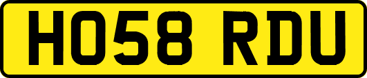 HO58RDU