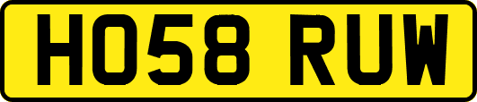 HO58RUW