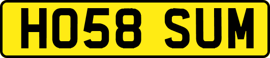 HO58SUM