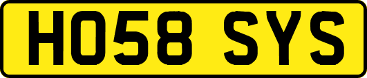 HO58SYS