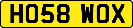 HO58WOX