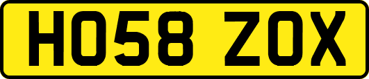 HO58ZOX