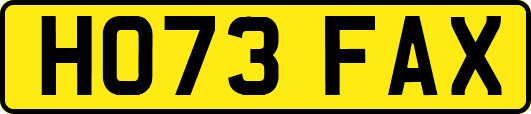 HO73FAX