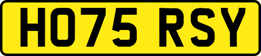 HO75RSY