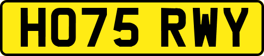 HO75RWY