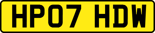 HP07HDW
