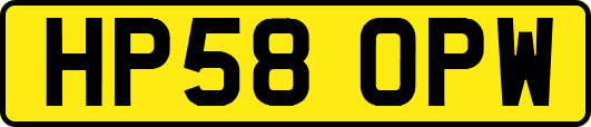 HP58OPW