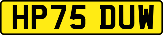 HP75DUW
