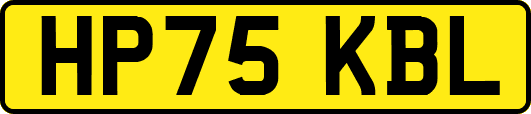 HP75KBL