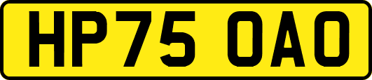 HP75OAO