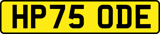 HP75ODE