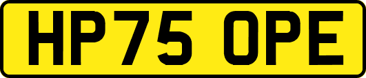 HP75OPE
