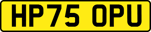 HP75OPU