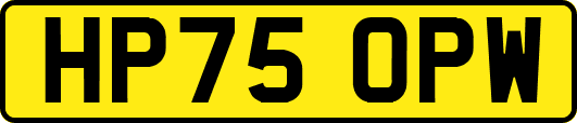 HP75OPW