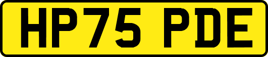 HP75PDE