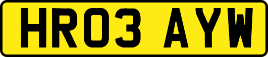 HR03AYW