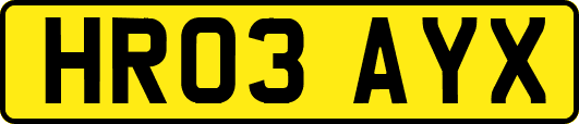 HR03AYX