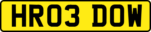 HR03DOW