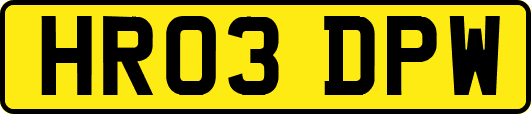 HR03DPW