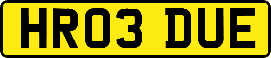 HR03DUE