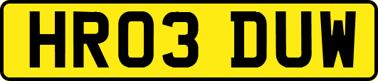 HR03DUW