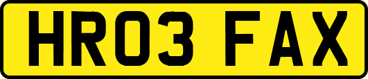 HR03FAX