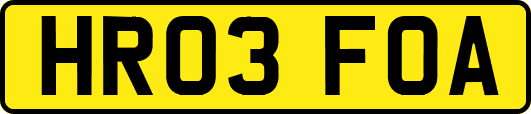 HR03FOA