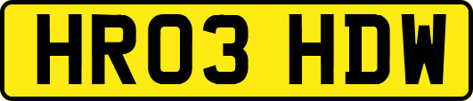 HR03HDW