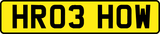 HR03HOW
